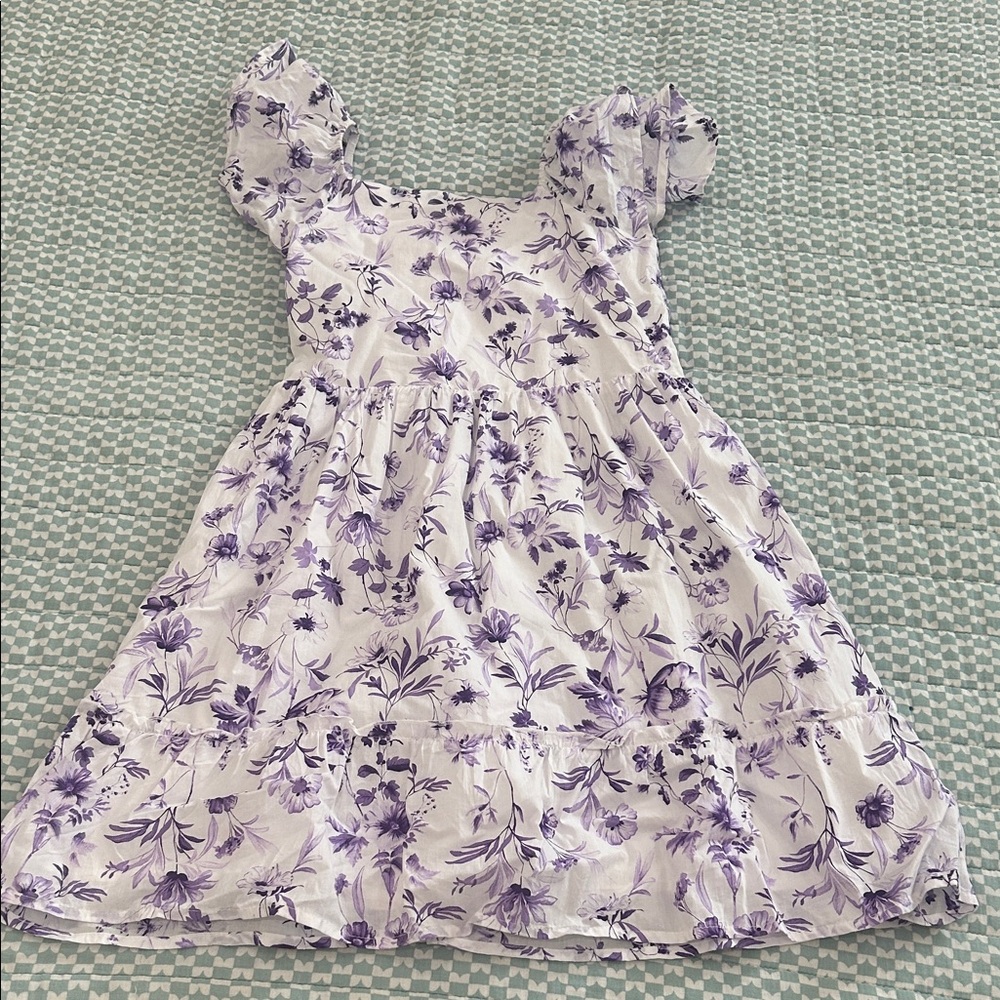 GAP Purple Floral Kids Dress